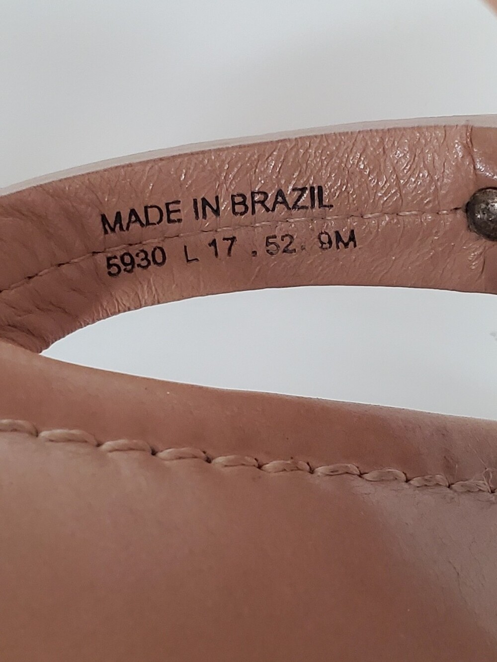 Tory Burch Miller Leather Logo Thong Sandals Size 9 - Picture 8 of 8